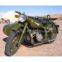 Antique750 Army GreenSidecar Motorcycle Three-wheeled Motor Vehicle