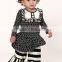 new coming Santa Claus embroidery christmas outfits boutique clothes girls clothing