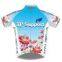 Ladies short sleeve cycling jersey cycling clothing digital printing