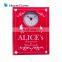 Paper Case Book Clock