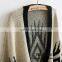 China supplier wholesale knitted pattern soft fabric cheap cardigan sweater with fringes