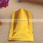 factory manufacture customized gold Aluminum Foil bag for medicine/cosmetic mask packaging with tear notch