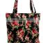 Flower Design Fashion Ladies canvas beach bag