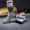 Small moq low price Custom Design children unisex Winter Warm woven cotton anti slip socks ankle length wholesale