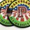 High quality apparel accessory cotton woven patch/ eng woven labels for garment
