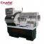 Gang type cnc lathe cutting tools machine bar feeder CK6132A