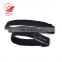 Wholesale plastic buckle two side soft loop clutch security strap with logo embroidery