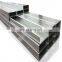 Q235B A36 SS400 S235JR black/galvanized steel channel c purlins with good price