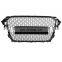 2013-2016 Black Grille RS4 Style Honeycomb Mesh Front Grill for Audi A4 S4