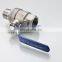 High quality Type Two Ball valve Stainless steel DN40/DN50 1-1/4" 2 inch male to female thread SS304 316 2 way Ball Valve