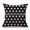 Home decoration Custom design cotton linen  Pillow case cover