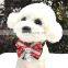 Christmas handmade bow big bells pet collar dog cat holiday bow tie collar