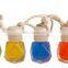 multi pockets promotional vent clips glass bottle car air freshener 3d