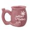 cheap price Amazon OEM design ceramic coffee mug smoking pipe mug