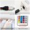 Promotional various durable using dc 12v 3a 5m led strip light with 24 key control