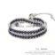 WBS2071 2016 women fashion jewelry leather bracelet with custom logo