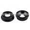 Carest Solid Front Aluminum 6061 Solid Shifter Bushing Replaces Kit For B Series Engine with Manual Transmission Black/Silvery