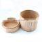 Home use useful High quality handmade natural wooden cream jar