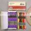WT 100 colors embroidery cross stitch sewing thread and floss in rainbow color