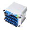 1*2 1*4 1*8 1*16 *32 1*64 Fiber Optic lgx box plc splitter with sc upc connector low insertion loss low pdl optical splitter