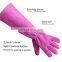 HANDLANDY Winter Thickening Wholesale Garden Safety Work Glove Cheap Kitchen Hand Long Cuff cowhide Gloves