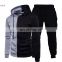 Customized casual men's zipper cardigan color matching sports training suit sweater wholesale