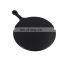 Kitchen Cutting Board Round Bamboo Pizza Cake Baking Serving Tray Bread Plates with Handle Black Printing