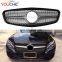 Diamond radiator front bumper mesh hood grille for Mercedes Benz C class W205 basic model 2015-2018