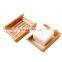 Eco Friendly Wooden Soap Dish/ Natural High Quality Handmade Bamboo Wood Soap Dish Holder