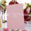 Latest Design Chinese Pink Hot Foil Wedding Invitation Cards