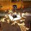 Metal Lantern Garden Lamps Patio Home Decor Solor Lights With Star Pattern Shadow Lawn Landscape Light