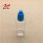 Empty square vape PET bottle anti-theft E-liquid plastic eye dropper childproof oil ink squeeze bottle tip lid 10ml 30ml 50ml  liquid juice