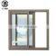 Foshan LEIBO New Balcony Gray Color Simple Design 2 Track Aluminium Tinted  Glass Casement Sliding Window