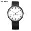 SINOBI Man Minimalism Wristwatch S9601G Gentleman Custom Watch OEM Logo for Male Steel and Leather Watch