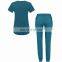Customized Women Hospital Nursing Scrubs Suit Uniforms Women Short Sleeve Medical Scrubs Sets
