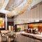 Modern luxury glass leaf chandelier pendant light hotel lobby large custom hand blown glass chandelier