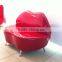 Replica high quality Pu leather red color sexy italian classic glossy lips sofa,nova lips sofa