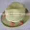 Tassels Type and Fedora Straw Hat Type straw fedora hat