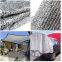 70% Reflective  Shade Cloth Mesh with Grommets, Sun Block Fabric Protective Covering