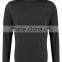 2016 new design high quality plain men high neck sweatshirt