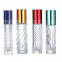 3ml 4ml 5ml 10ml Colored Aluminum Cap Travel Portable Transparent Glass Roller Bottle for Perfume Essential Oil