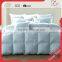 White quilted goose down feather quilt