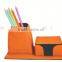 Classic PU leather single pen holder