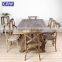 Vintage Furniture 2 Metres 8 Seat Designer Dining Table with Chairs                        
                                                Quality Choice
