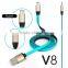 Real 2 in 1 Noodle Data Link Micro USB Charger IOS Cable