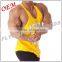 Black with White Stripe Design BODYBUILDING RACERBACK T BACK GYM STRINGER SINGLETS
