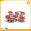 Fashion multifunctional red reflective car decoration sticker silver plating warning safety reflector