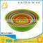 factory direct sale solid colored melamine salad plastic mixing bowl
