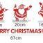 [Alforever]2015 Santa claus and Fred claus vinyl decals