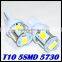 NEW 2015 Wholesale white T10 W5W 5630 5smd super bright Auto led car lighting wedge auto lamp